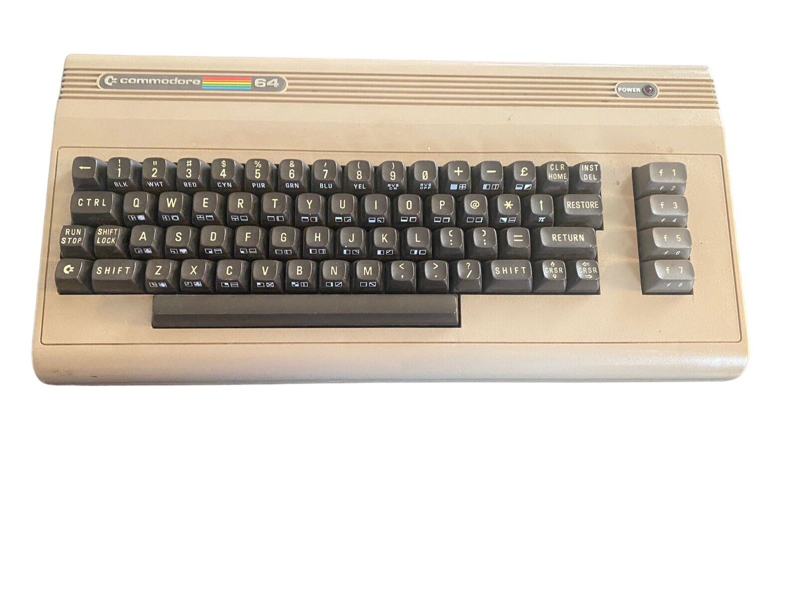 Vintage Commodore 64 Personal Computer Keyboard for Gaming Untested Read Desc.