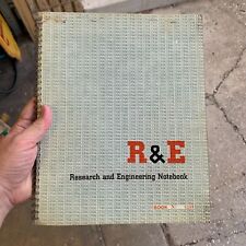 Vintage c.1960s IBM Employee Research and Engineering Notebook R&E Graph Paper picture