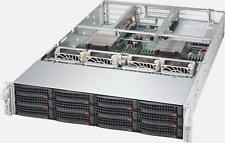 Super Micro 6028U-TR4T+ 2U 12 Bay SAS3 Barebone Server choose 3008 IT/ 3108 RAID picture