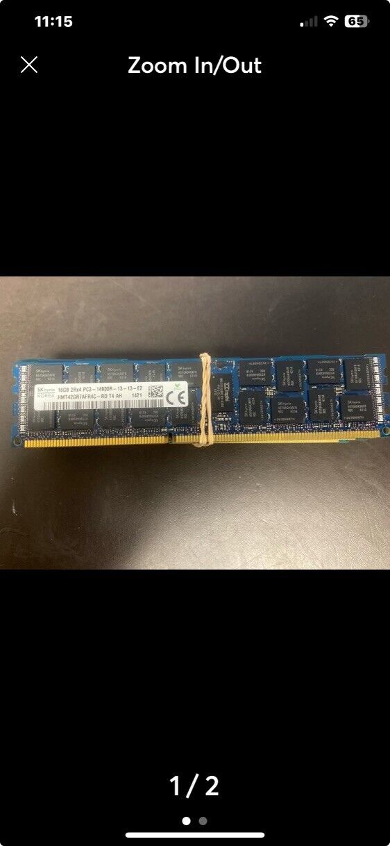 Lot Of 80 Hynix Memory 16 GB 2Rx4DDR3-1866 PC3-14900R