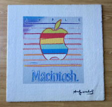 Vintage Apple Computer Inc. Andy Warhol Macintosh Logo Office Carpet/Rug 20â€�x20â€� picture