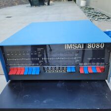 IMSAI 8080 Original Vintage S-100 Computer Chassis With Power picture
