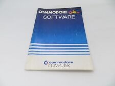 COMMODORE 64 SOFTWARE 1982 Catalog vintage computer booklet picture