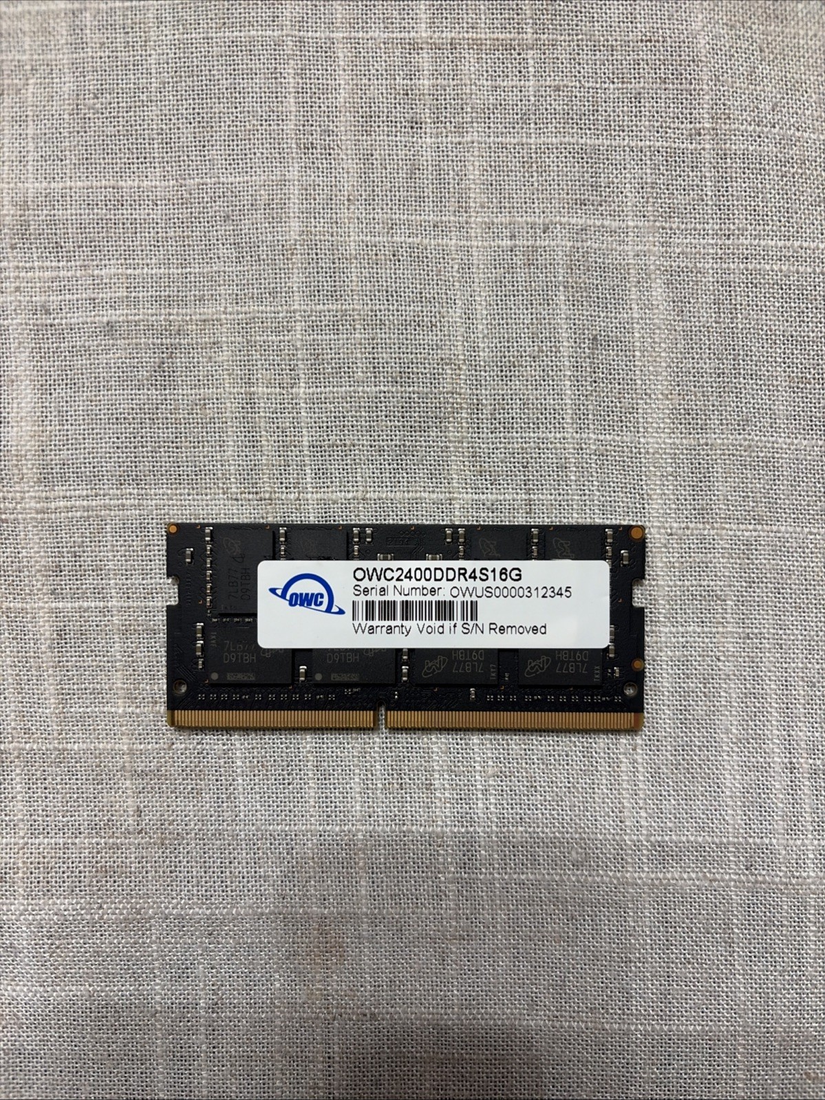 OWC DDR4 2400 MHz SO-DIMM Mac Memory Module OWC2400DDR4S16G OWC DDR4 2400 MHz SO-DIMM Mac Memory Module OWC2400DDR4S16G