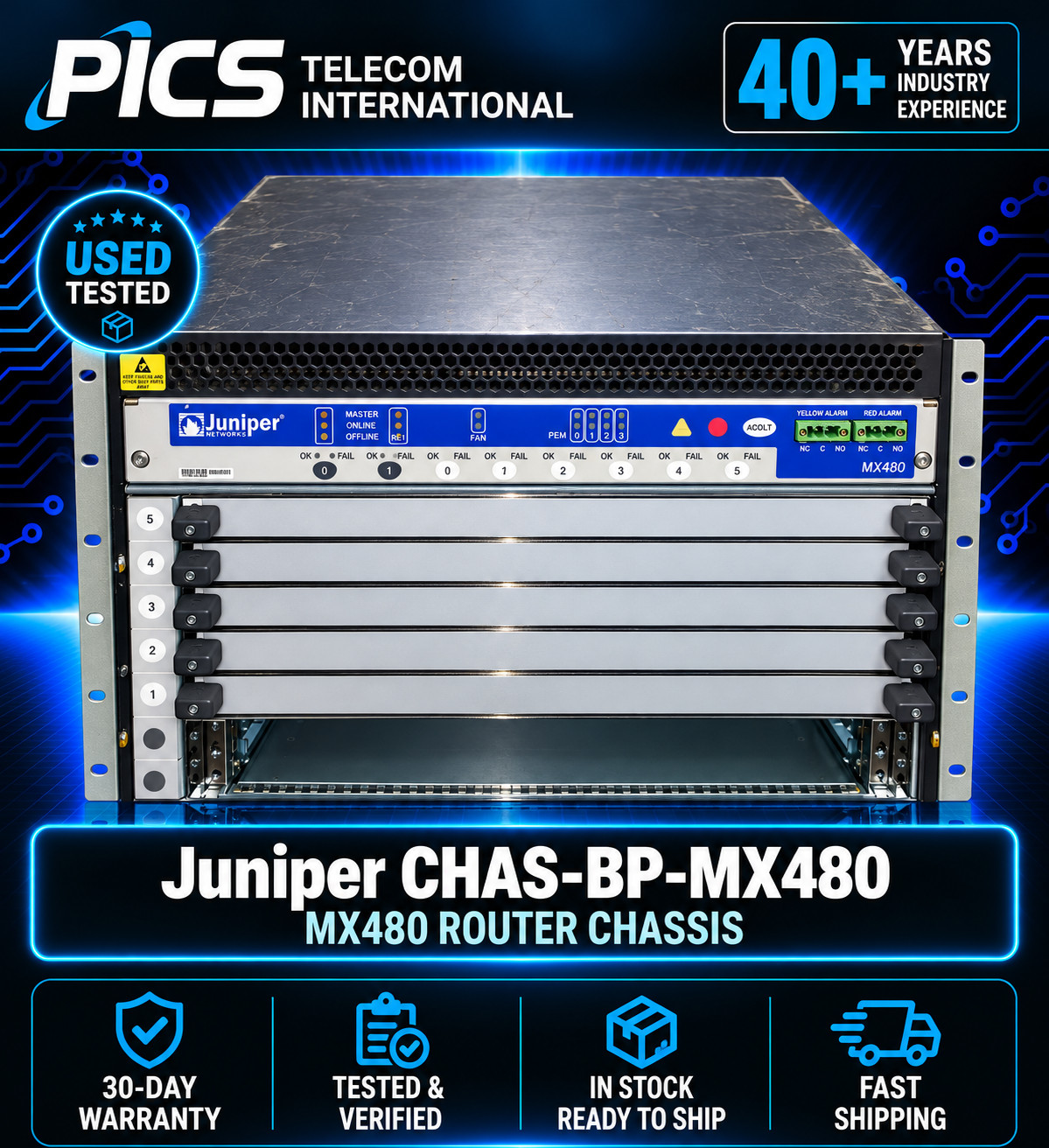 Juniper MX480 CHAS-BP-MX480
