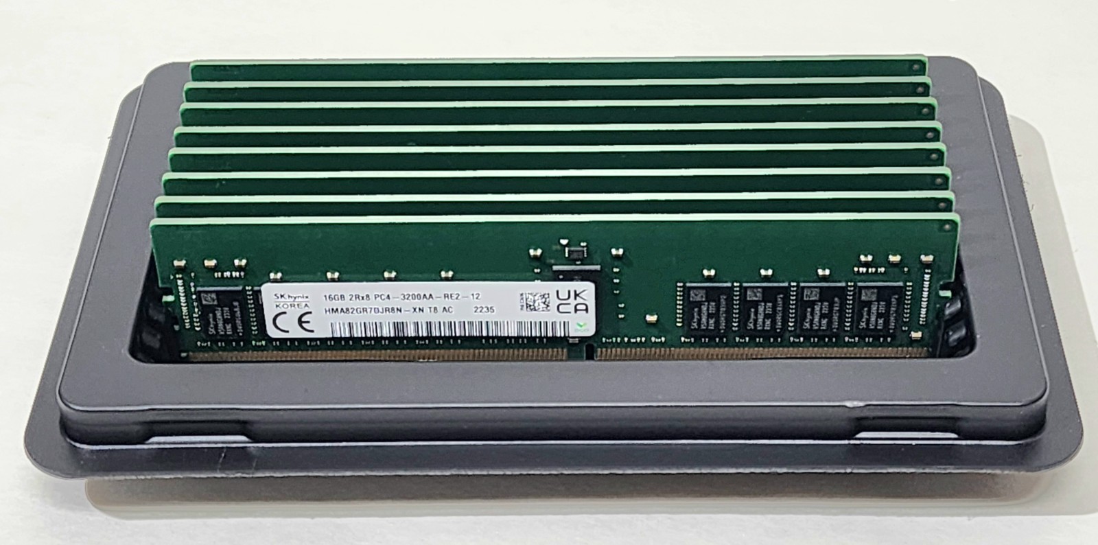 (8x 16GB) SK Hynix HMA82GR7DJR8N-XN PC4-3200AA DDR4-25600 ECC REG Server RDIMM