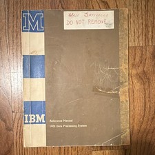 IBM 1401 Data Processing System Reference Manual, July 1960 Data Processing picture