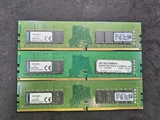 48GB 3x Kingston 16GB KVR21N15D8/16 PC4-17000 DDR4-2133 RAM TESTED picture