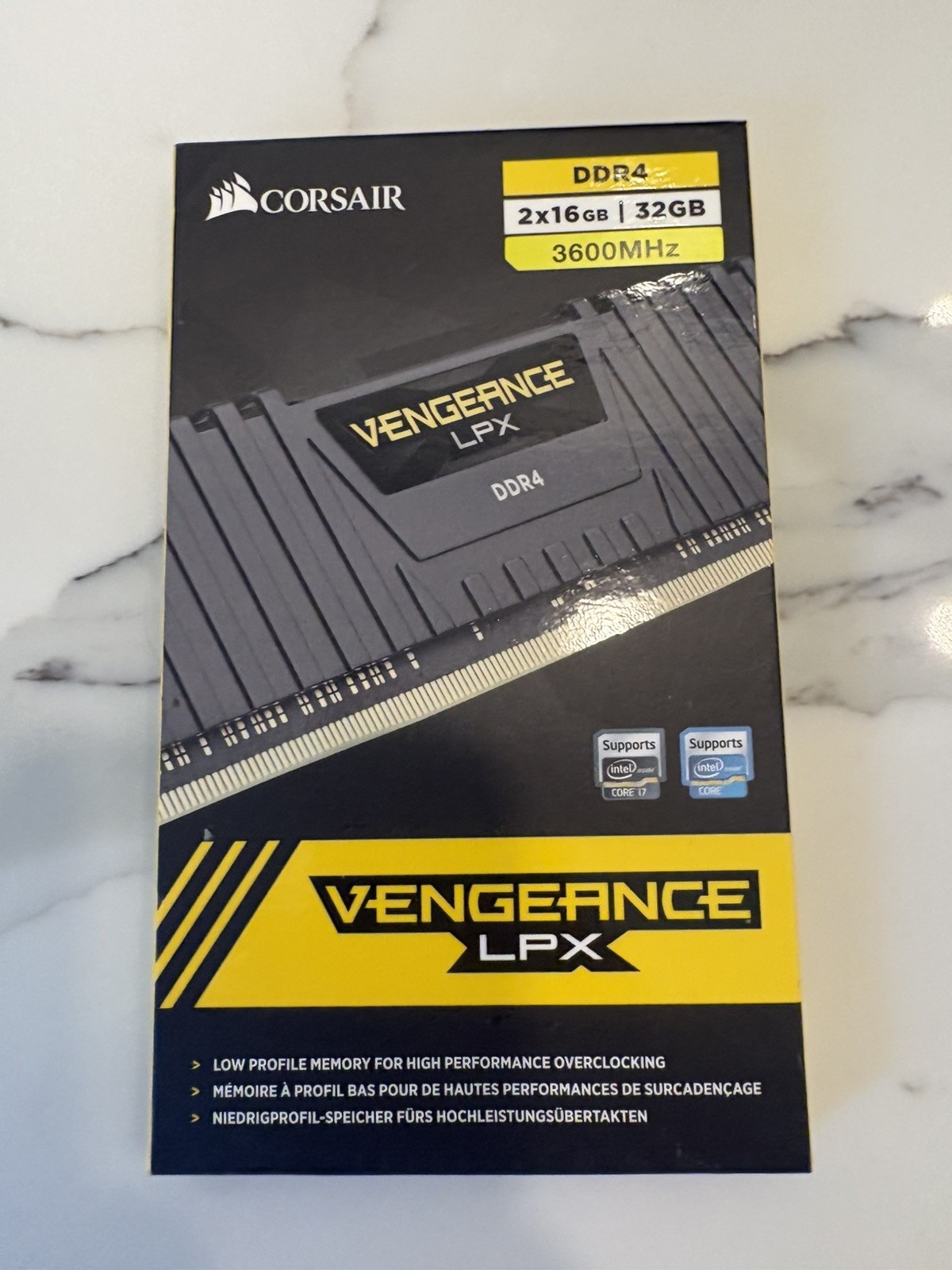 Corsair Vengeance LPX 32GB (2x16GB) DDR4 3600MHz 288-Pin DIMM RAM Corsair Vengeance LPX 32GB (2x16GB) DDR4 3600MHz 288-Pin DIMM RAM