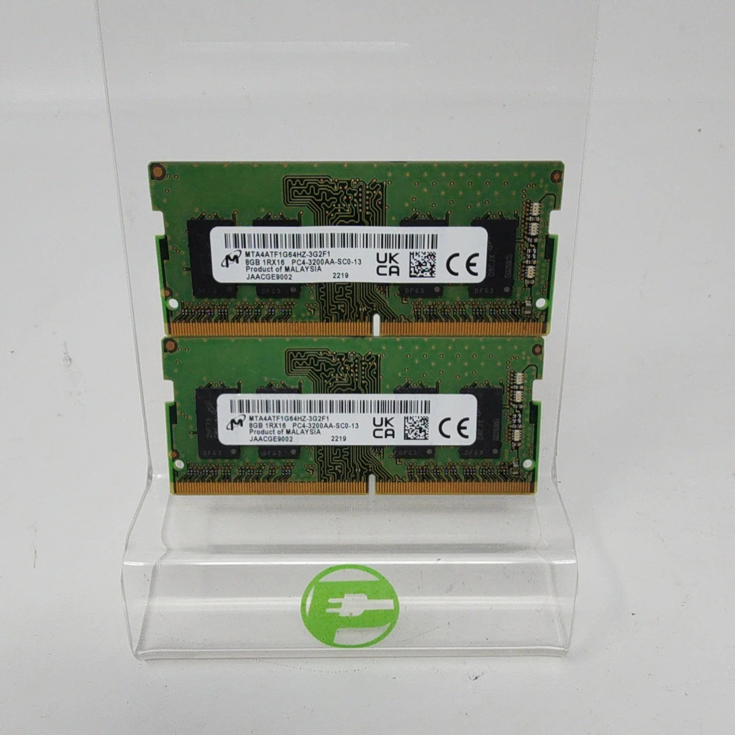 Micron PC4-3200AA-SC0-13 16GB (2x8GB) RAM DDR4 3200MHz MTA4ATF1G64HZ-3G2F1 Micron PC4-3200AA-SC0-13 16GB (2x8GB) RAM DDR4 3200MHz MTA4ATF1G64HZ-3G2F1