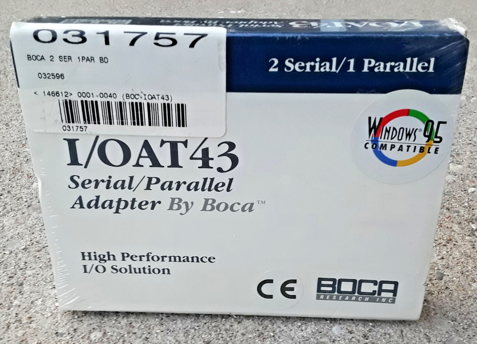 Vintage BOCA IOAT43 ISA Serial Parallel Adapter Card w/ Cable Manual NOS SEALED Vintage BOCA IOAT43 ISA Serial Parallel Adapter Card w/ Cable Manual NOS SEALED