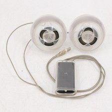 Vintage Apple Mac Speakers M7963 Clear Orb Sphere Power Mac G4 Cube iMac eMac picture