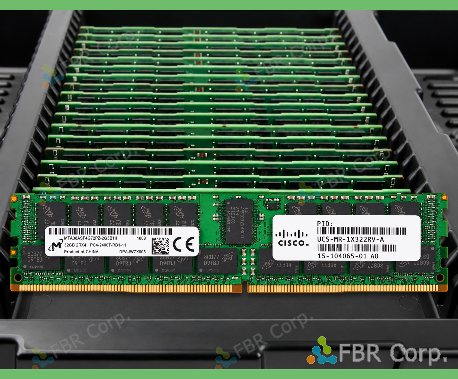 MINT Micron Cisco 32GB PC4-2400T DDR4 2Rx4 RDIMM RAM MTA36ASF4G72PZ-2G3 LOT MINT Micron Cisco 32GB PC4-2400T DDR4 2Rx4 RDIMM RAM MTA36ASF4G72PZ-2G3 LOT