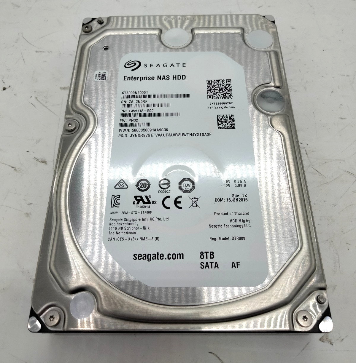 Seagate 8TB Enterprise NAS ST8000NE0001 3.5\