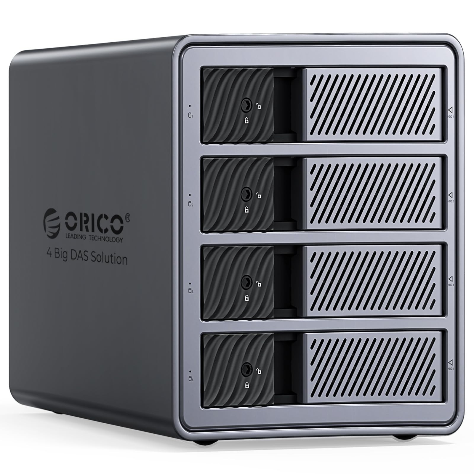 ORICO 4 Bay Raid Hard Drive Enclosure Support 8 RAID Modes for 3.5inch HDD 88TB ORICO 4 Bay Raid Hard Drive Enclosure Support 8 RAID Modes for 3.5inch HDD 88TB