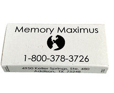 Vintage Computer Advertising Matchbook Matches Memory Maximus Addison TX DRAM PC picture