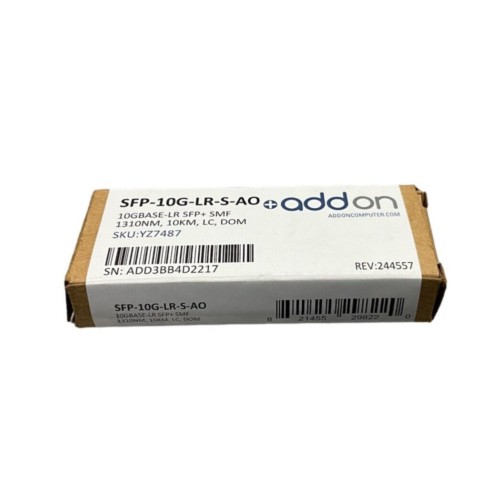 Addon MA-SFP-1GB-LX10-AO MA-SFP-1GB-LX10 COMP TAA 1G-LX LC 1310NM 10KM 0 TO 70C