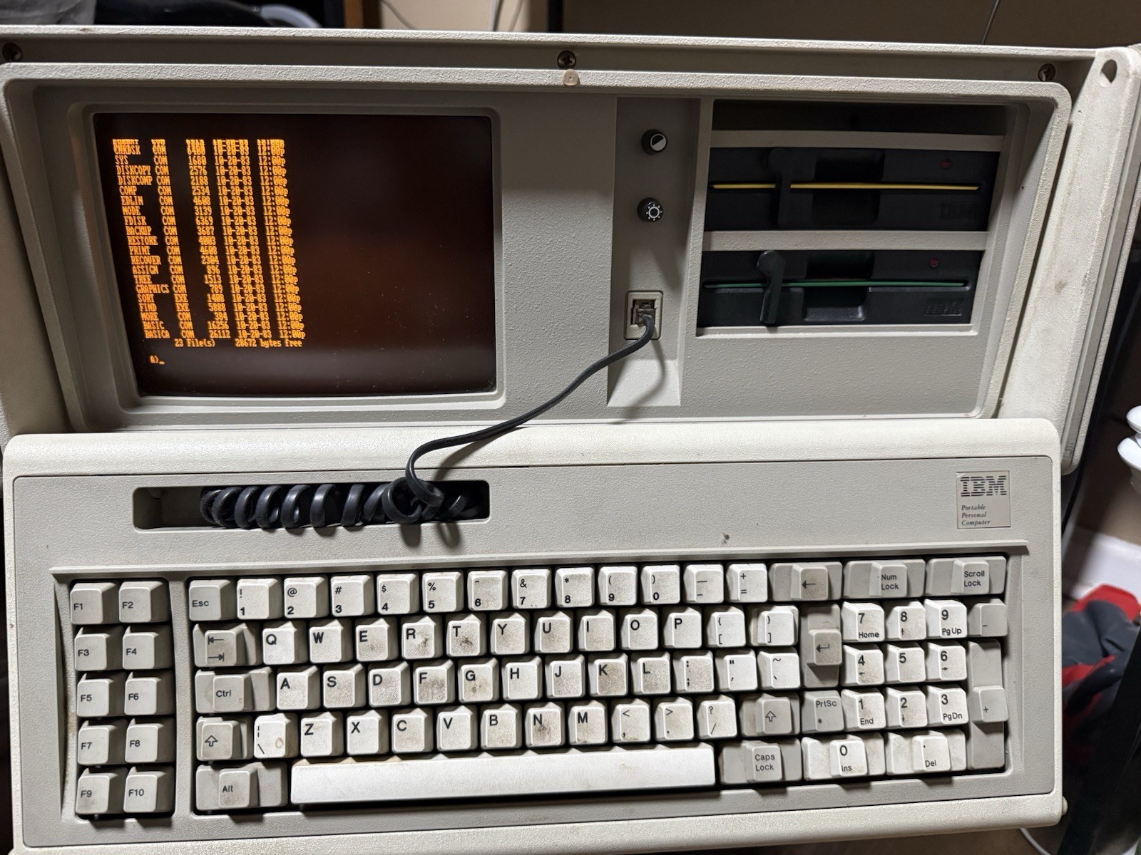IBM Portable Personal Computer Vintage Portable PC (Portable Computer Model) IBM Portable Personal Computer Vintage Portable PC (Portable Computer Model)