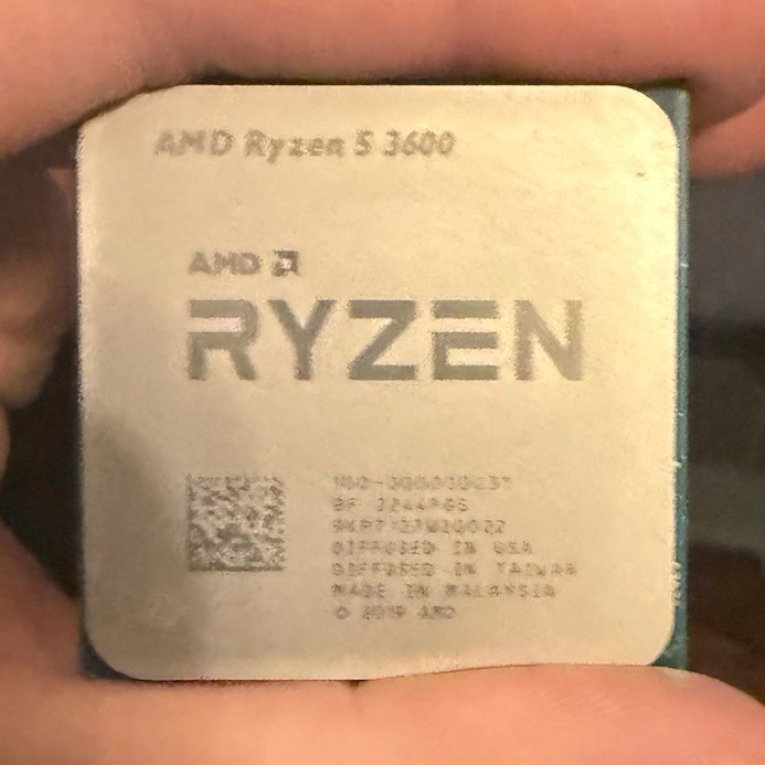 AMD Ryzen 5 3600 6-Core Desktop CPU Processor Socket AM4 3.6GHz AMD Ryzen 5 3600 6-Core Desktop CPU Processor Socket AM4 3.6GHz