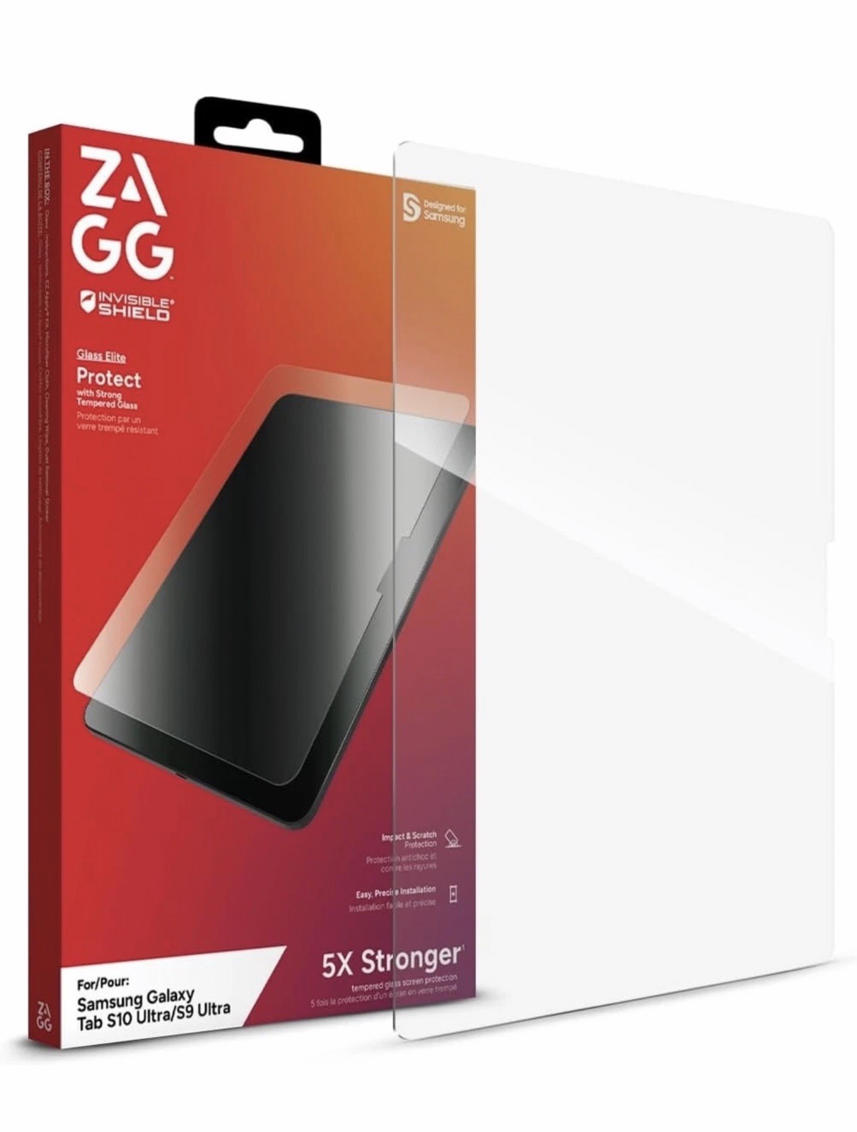 ZAGG Glass Elite Samsung Galaxy Tab S10 Ultra/Tab S9 Ultra Screen Protector ZAGG Glass Elite Samsung Galaxy Tab S10 Ultra/Tab S9 Ultra Screen Protector