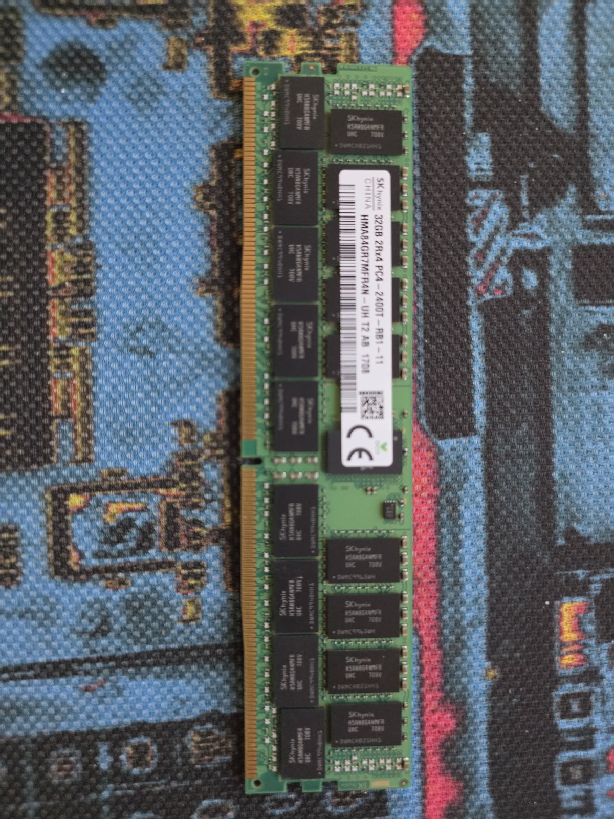 SK Hynix 32GB PC4-2400T-RB1-11 DDR4 REG-ECC Memory HMA84GR7MFR4N-UH DIMM RAM *MM