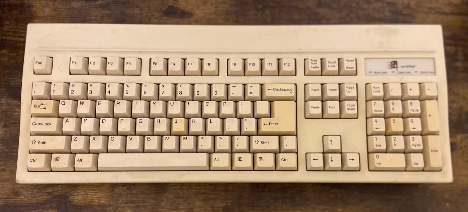 Vintage BTC 5539K Keyboard Retro Korean Built BTC-55XXK Vintage BTC 5539K Keyboard Retro Korean Built BTC-55XXK