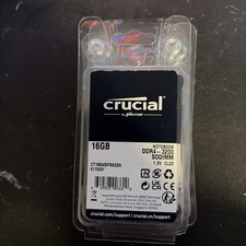 Crucial 16GB DDR4-3200 SO-DIMM Laptop RAM  CT16G4SFRA32A | 471598 picture