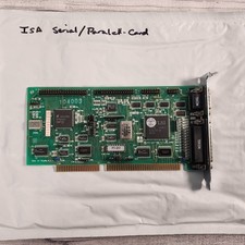Vintage PTI-217 Multi I/O ISA Controller Card Serial Parallel Floppy VLSI Card picture