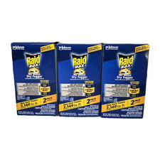 (3) RAID MAX No Mess Dry Fogger Attack/Control/Prevent Bugs 2-PACK 0.84 oz.- NEW picture