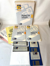 Vintage NEBS Mailing List Software Box Set (1992) - 3.5