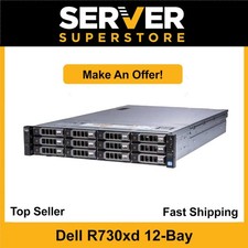 Dell PowerEdge R730XD Server 2x E5-2640 V4 = 20 Cores H730 64GB RAM 4x 3TB SAS picture