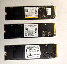 Lot of (3) 1TB NVME SSD M.2 Western Digital   Used picture