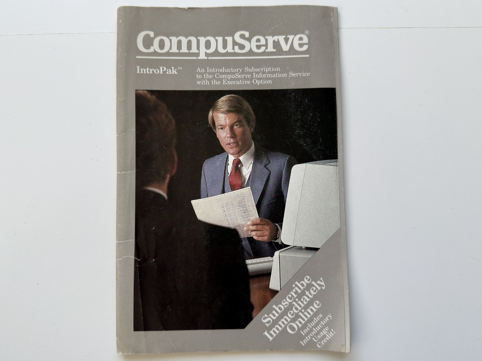 1986 CompuServe IntroPak CS-1260 Vintage Online Internet Computer History RARE 1986 CompuServe IntroPak CS-1260 Vintage Online Internet Computer History RARE