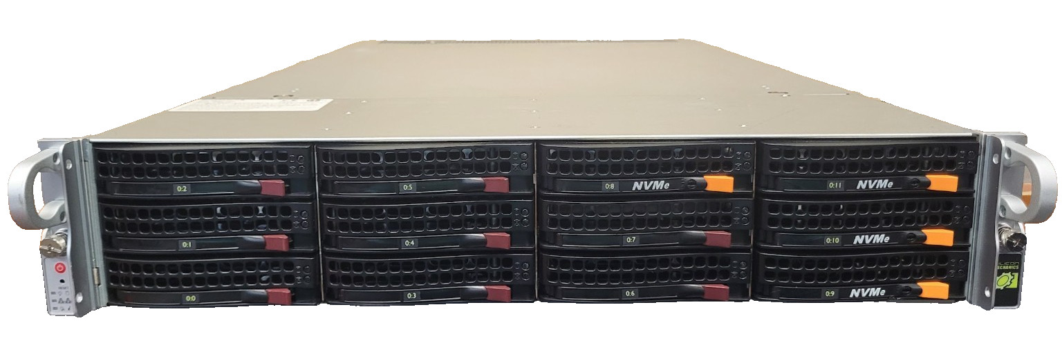 SUPERMICRO CSE-829U X10DRU-I+ 2U Xeon E5-2667v3 8gb DDR4 12 Bay Server No HDD#73