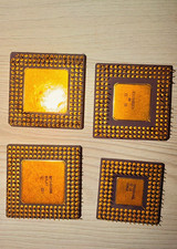 Vintage Ceramic i486, i386 High Yield CPU Lot For Gold Recovery picture