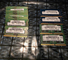 Lot of 14 - 4GB DDR4 Memory PC4-3200 SODIMM Laptop RAM 3200MHz  (MIX BRAND) picture