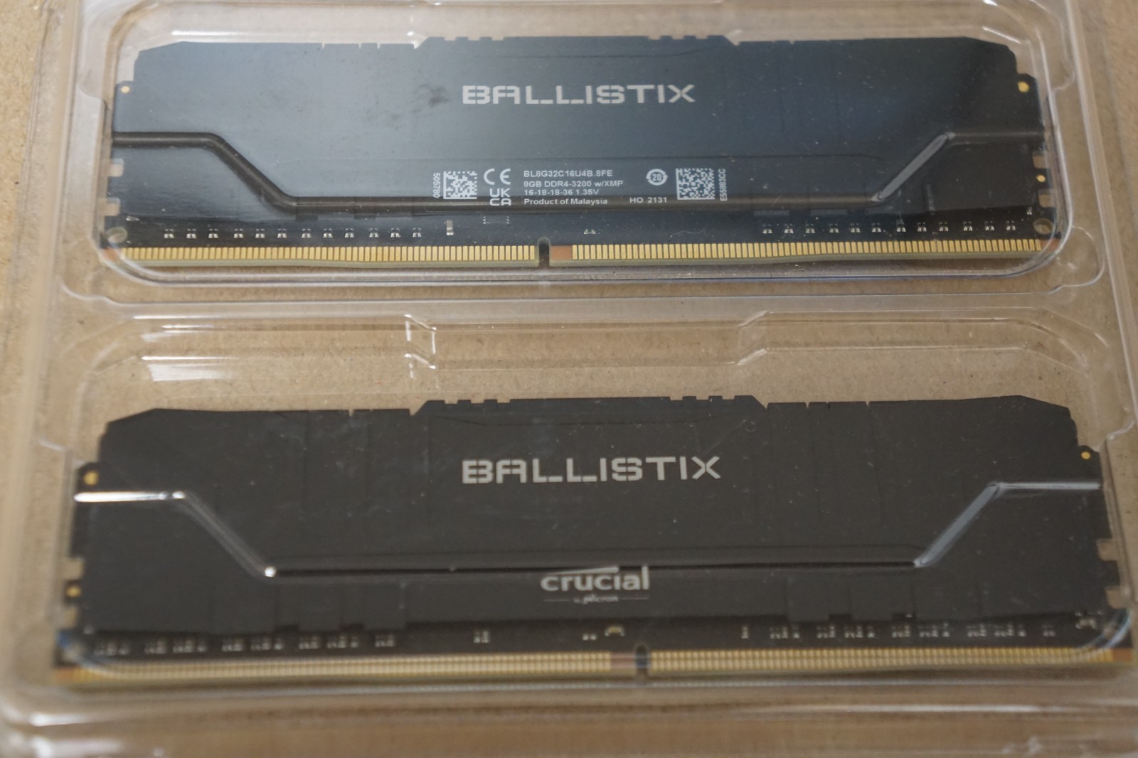Crucial Ballistix 8GB (2x8GB) Desktop RAM DDR4 3200MHz w/ XMP BL8G32C16U4B.8FE1