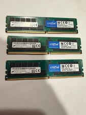 Lot 3x 16GB Micron MTA36ASF2G72PZ-2G6E1QI / CT16G4RFD4266 ECC Server memory picture
