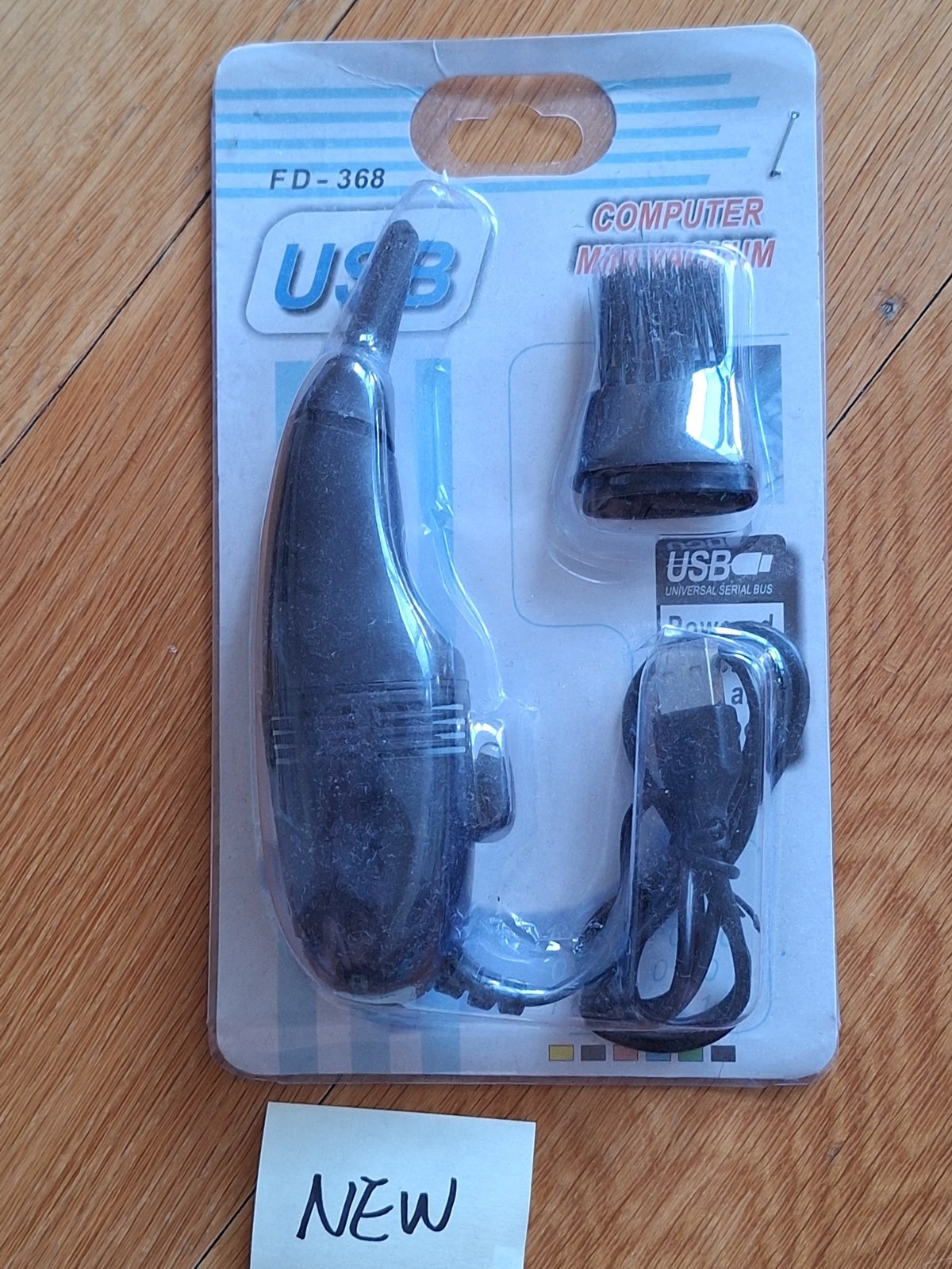 USB Mini Vacuum Cleaner FD-368 Computer Keyboard Laptop Dust Cleaner LED New