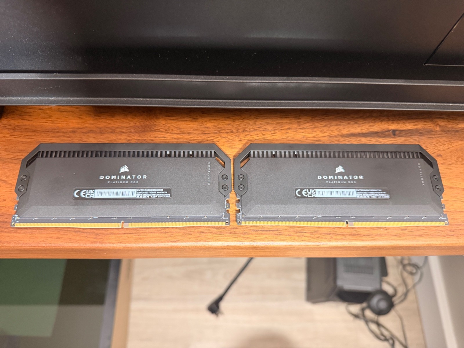 Corsair Dominator Platinum RGB 32GB DDR5 memory kit, 2x16GB Corsair Dominator Platinum RGB 32GB DDR5 memory kit, 2x16GB