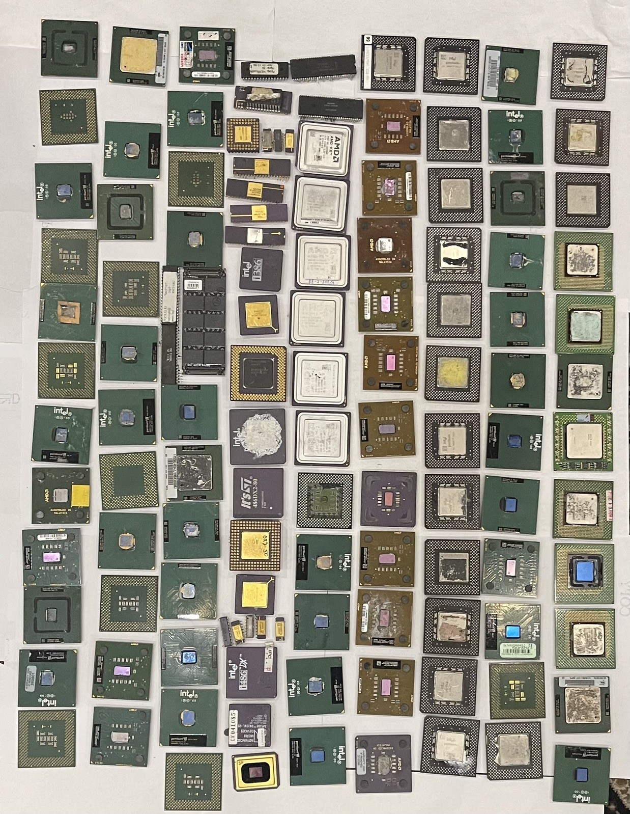 Vintage CPU For Gold Recovery
