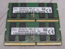 32GB KIT - 2x SK Hynix 16GB 2Rx8 PC4-2666V DDR4 SODIMM Laptop Memory RAM picture