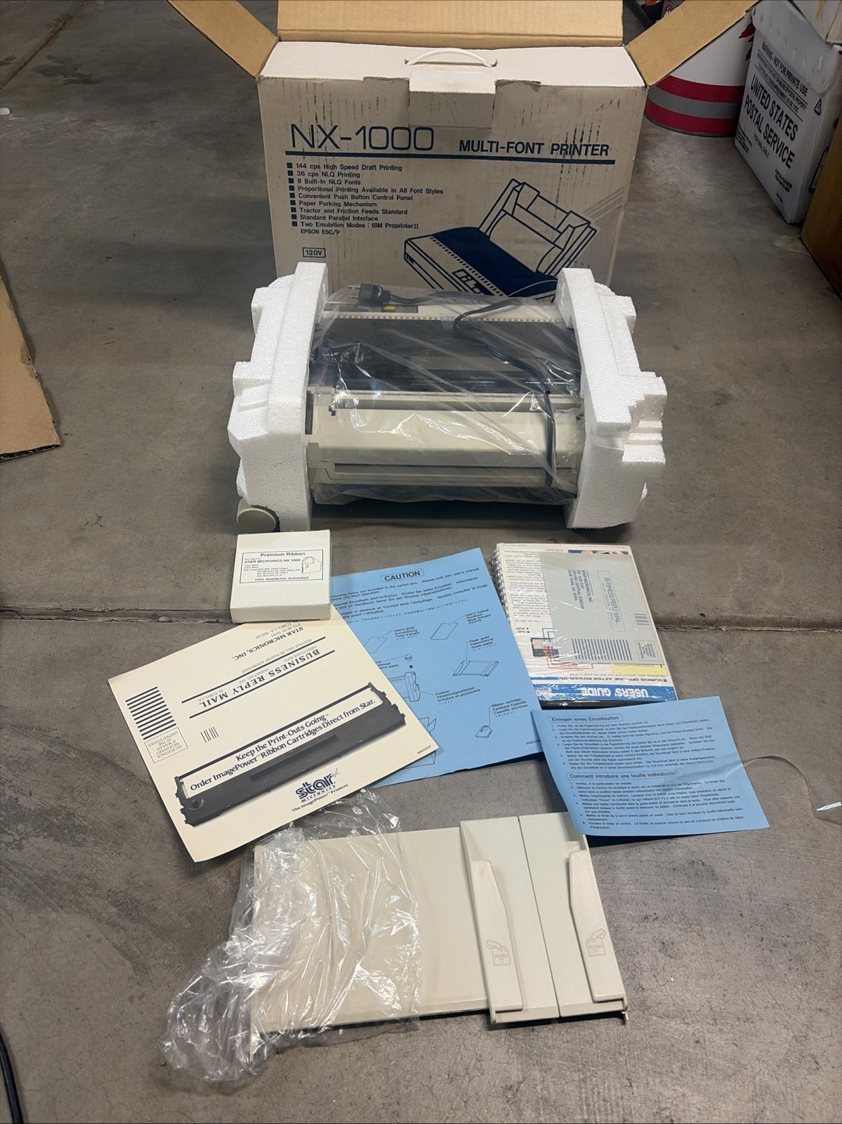 Star Micronics NX-1000 Multi-Font Dot Matrix Printer New In Box NIB Vintage C64
