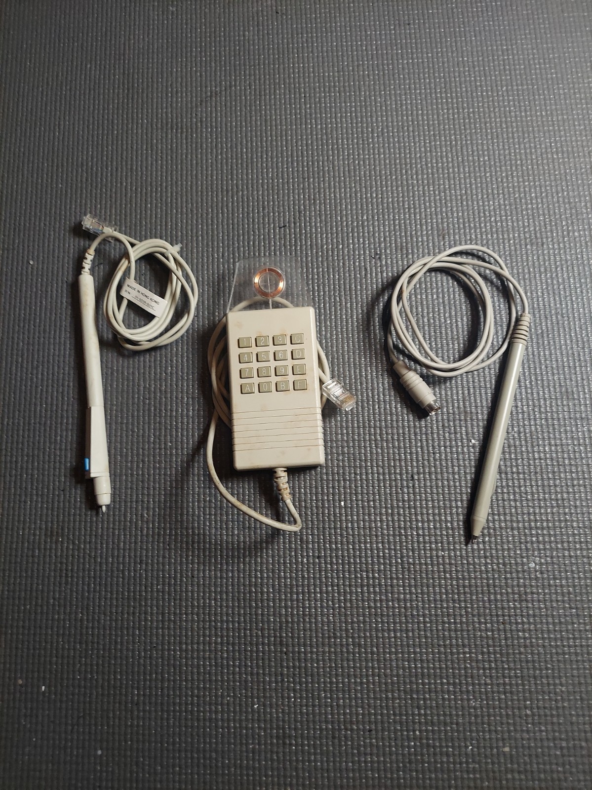 Vintage Digitizer Tablet Accessories Lot 16 Button Puck & Stylus P/N 01-0339 