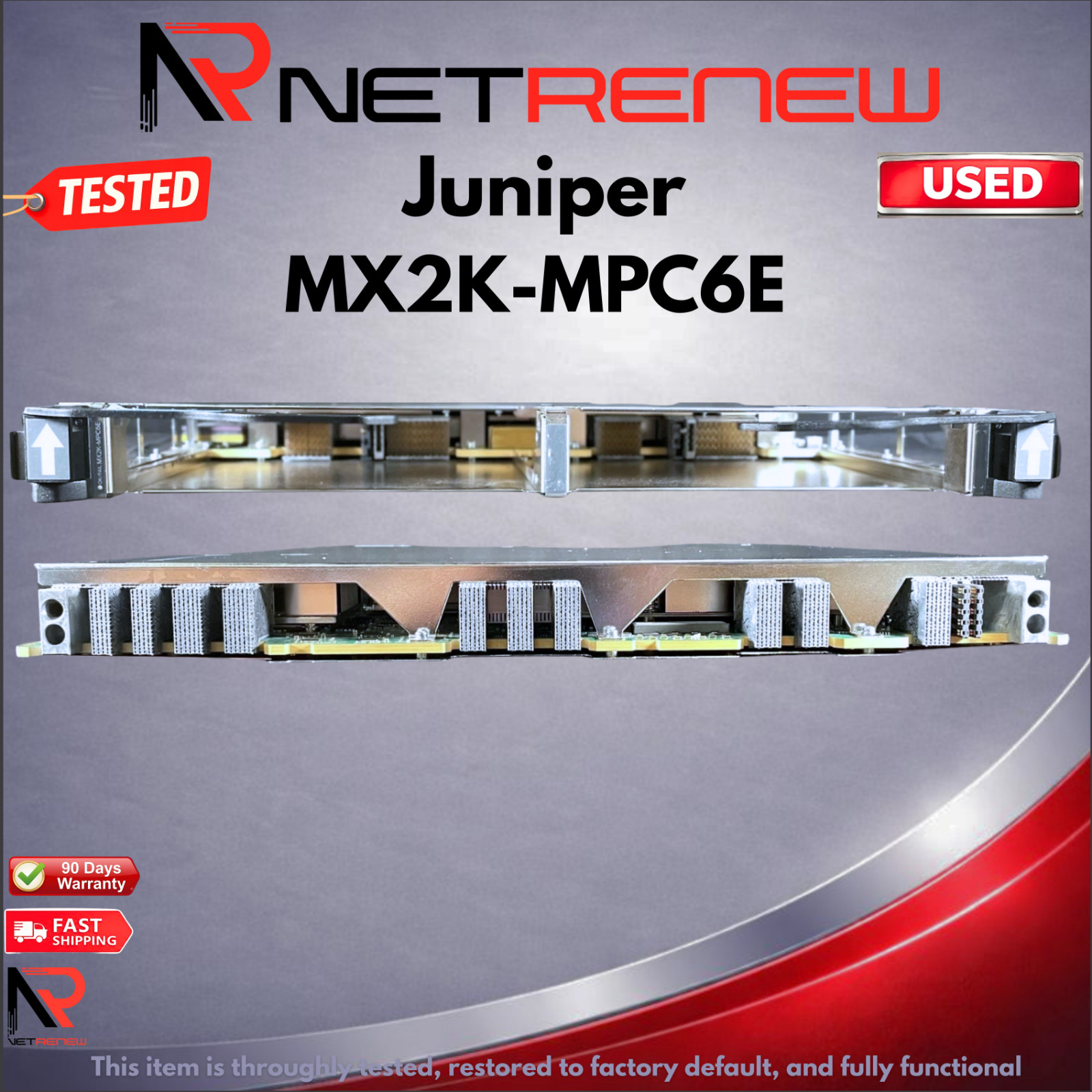 Juniper MX2K-MPC6E 2 Slot Modular Port Concentrator MPC6E 3D 480G