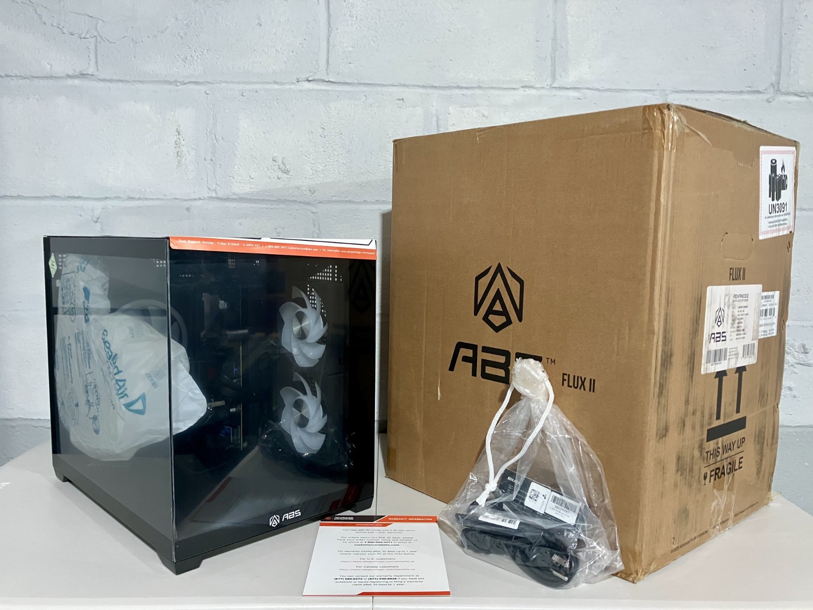 ABS Flux II Aqua Gaming PC - i5-14400F - Intel Arc B580 12G - 32GB DDR5 - 2TB