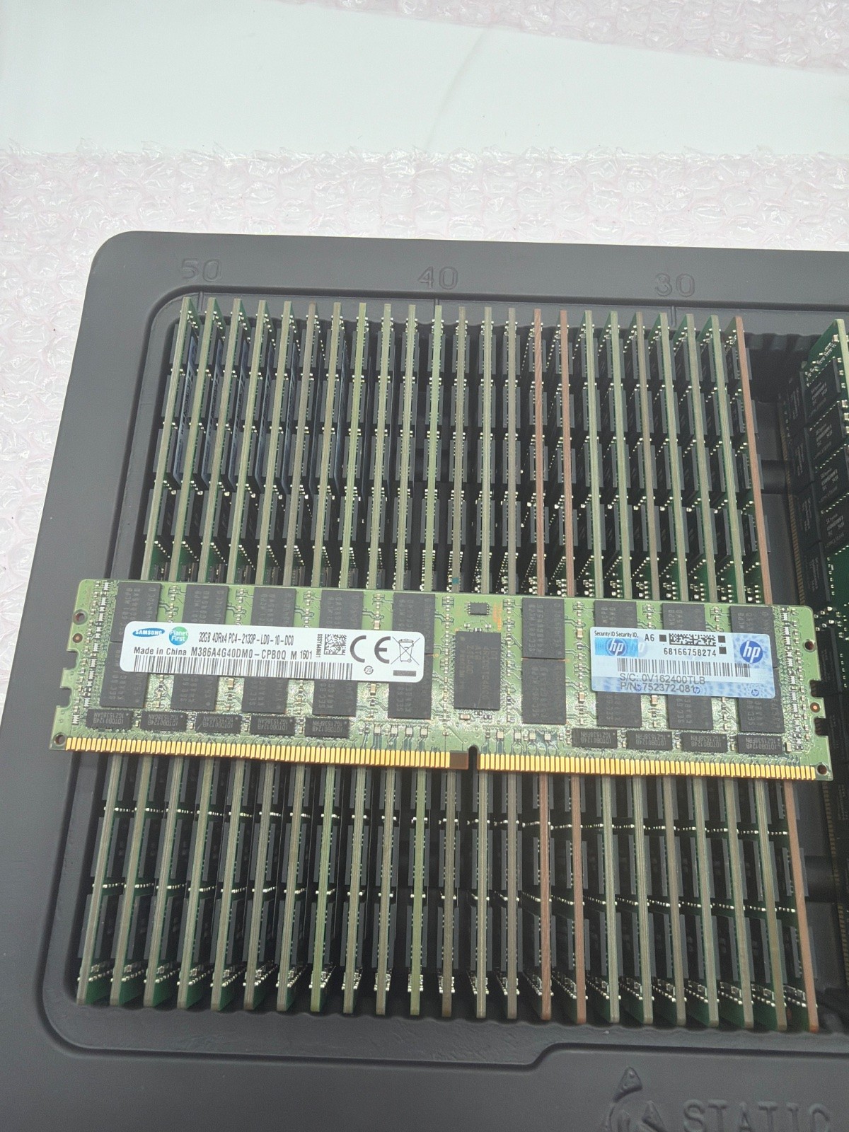 Lot of 24 Samsung 32GB DDR4-2133 PC4-2133P LRDIMM M386A4G40DM0-CPB0Q Server RAM Lot of 24 Samsung 32GB DDR4-2133 PC4-2133P LRDIMM M386A4G40DM0-CPB0Q Server RAM