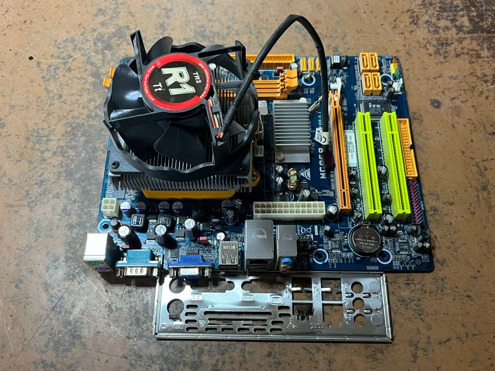 Biostar MCP6P M2+ Motherboard - w/CPU - Original Raw Thrills Motherboard Biostar MCP6P M2+ Motherboard - w/CPU - Original Raw Thrills Motherboard