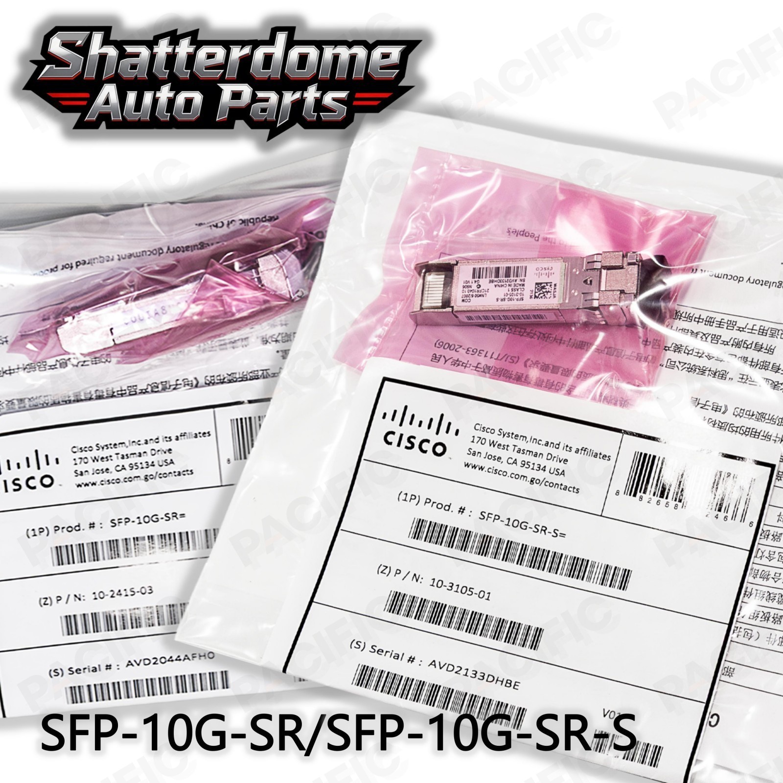 10G SFP+ Transceiver Module 850nm 300m Cisco SFP-10G-SR/SFP-10G-SR-S 10G SFP+ Transceiver Module 850nm 300m Cisco SFP-10G-SR/SFP-10G-SR-S