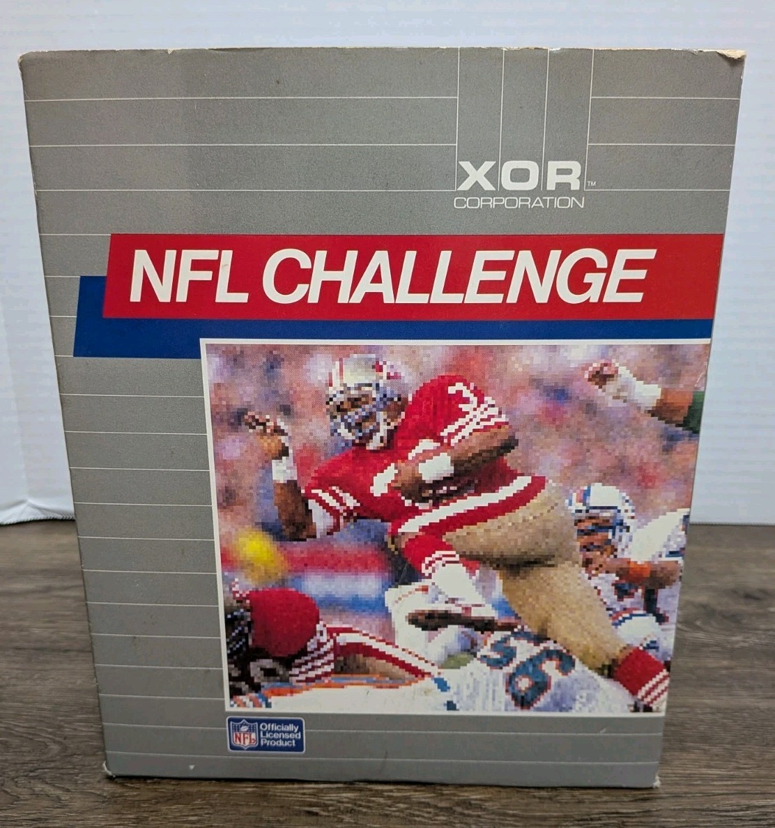 IBM PC Game 1988 NFL Challenge XOR Co Box Only Vintage IBM PC Game 1988 NFL Challenge XOR Co Box Only Vintage